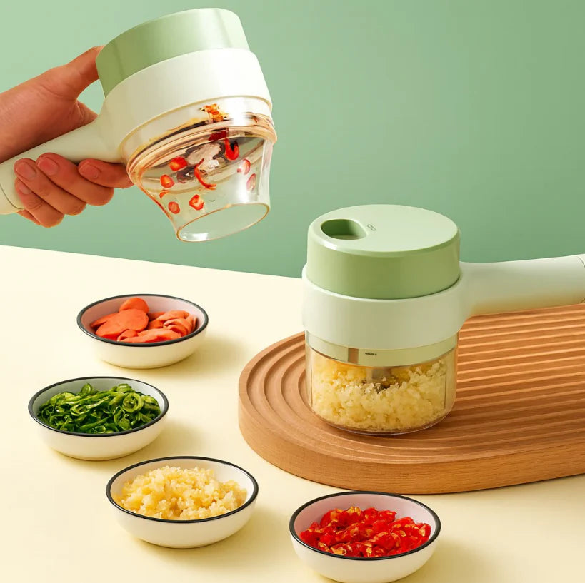 Dispositivo para trocear verduras 4 en 1