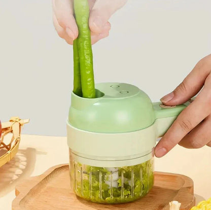 Dispositivo para trocear verduras 4 en 1