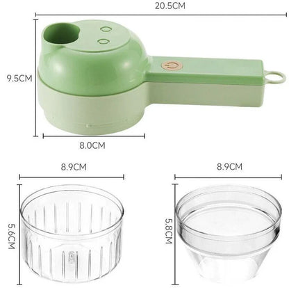 Dispositivo para trocear verduras 4 en 1